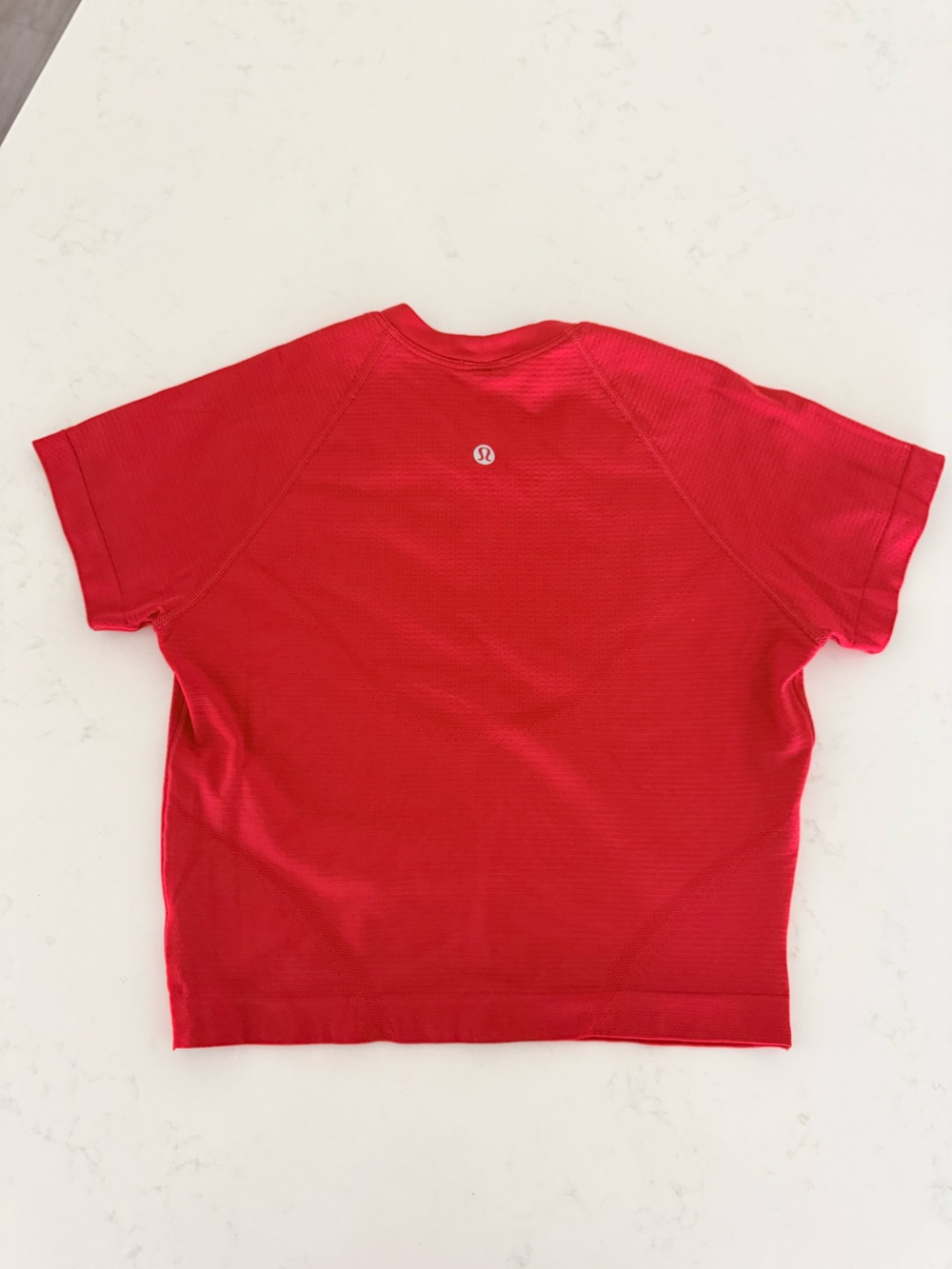 lululemon athletica Red Short Sleeve Athletic Tee